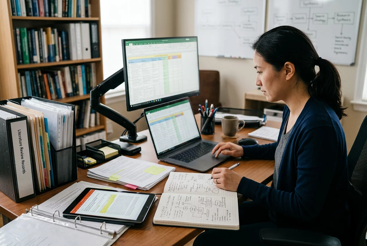 Structured Literature Review Record Management